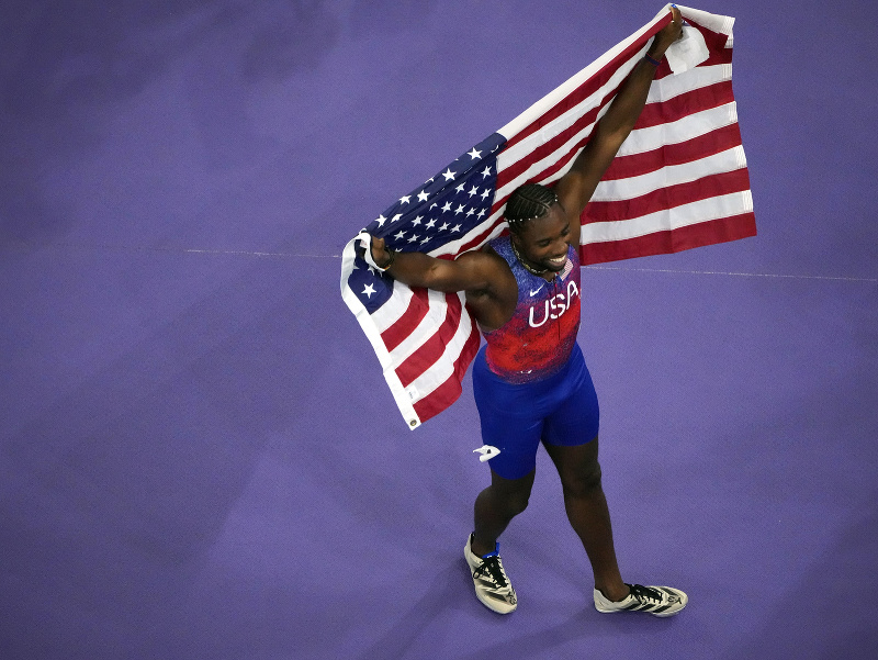 Americký atlét Noah Lyles 
