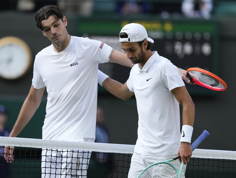 Taylor Fritz a Lorenzo Musetti po zápase
