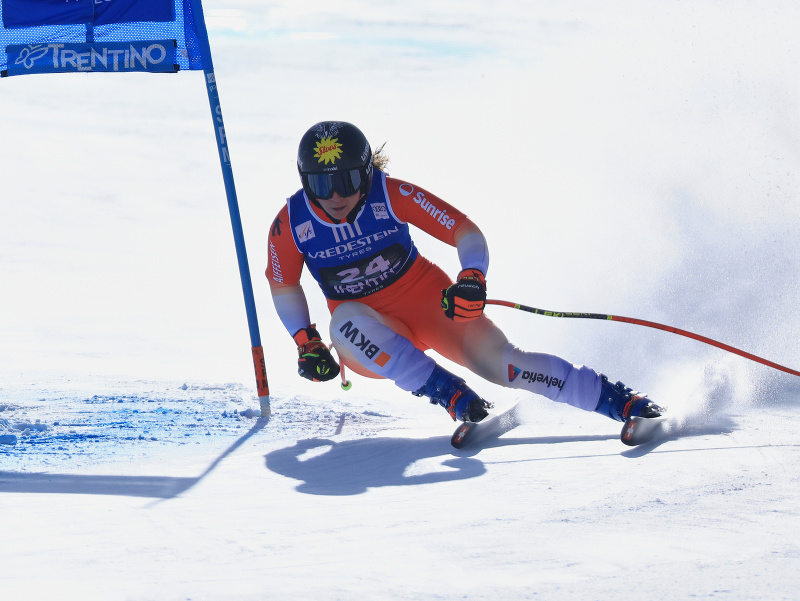 Švajčiarska lyžiarka Jasmina Suterová
