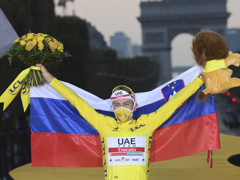 Tadej Pogačar víťazom Tour de France 2020