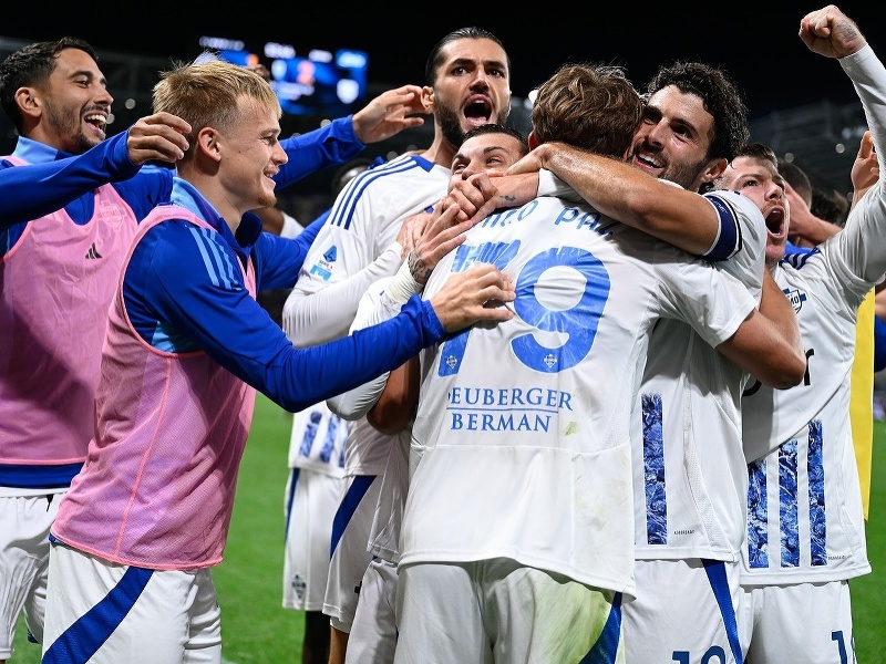 Gólové oslavy futbalistov Como 1907