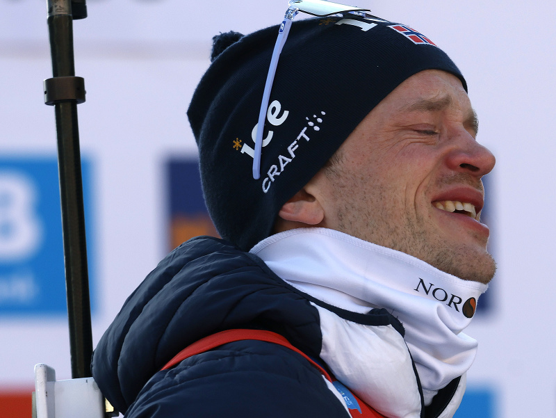 Nórsky biatlonista Tarjei Bö zvíťazil v piatkovom šprinte v Anterselve