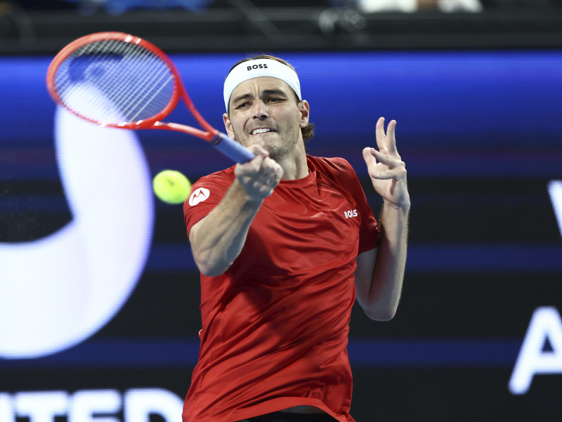 Americký tenista Taylor Fritz počas United Cupu 2025