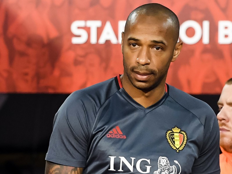 Thierry Henry ako asistent trénera Belgicka