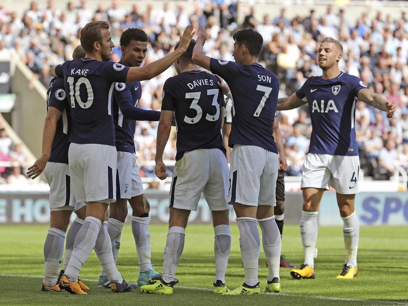 Radosť hráčov Tottenhamu Hotspur