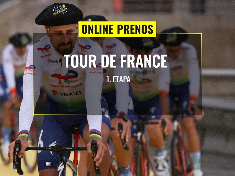 Online prenos z 1. etapy Tour de France 2023
