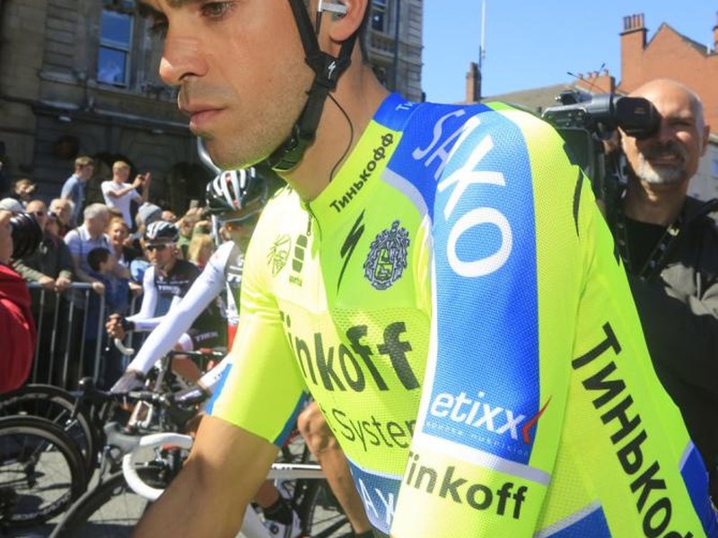 Alberto Contador na štarte prvej etapy Tour