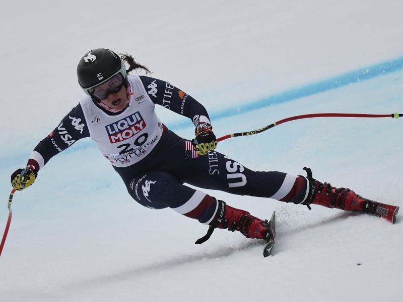 Americká lyžiarka Breezy Johnsonová