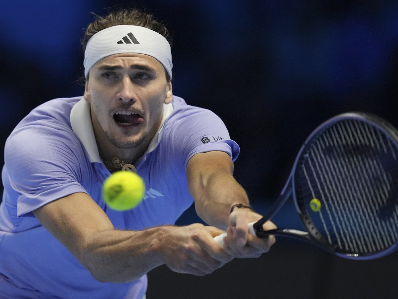 Alexander Zverev v semifinálovom súboji s Američanom Fritzom