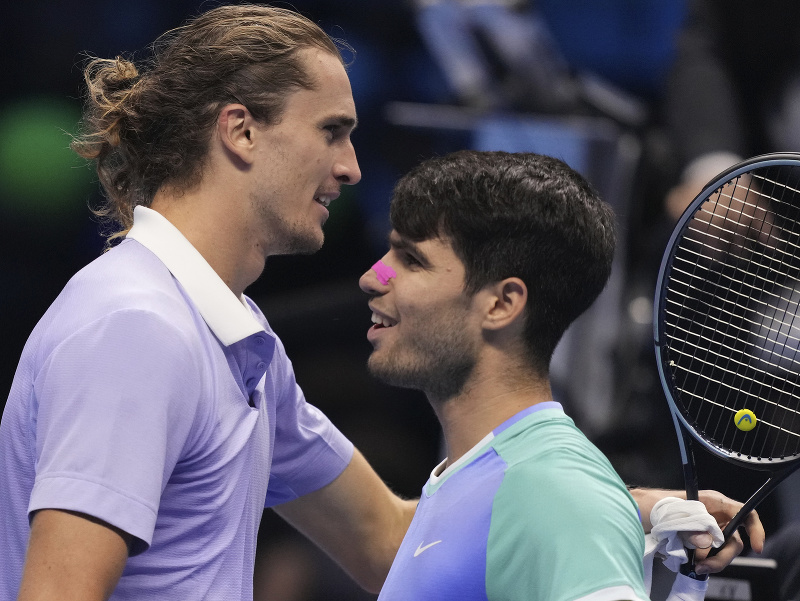 Alexander Zverev a Carlos Alcaraz