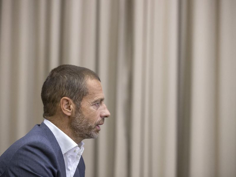 Prezident Európskej futbalovej únie Aleksander Čeferin