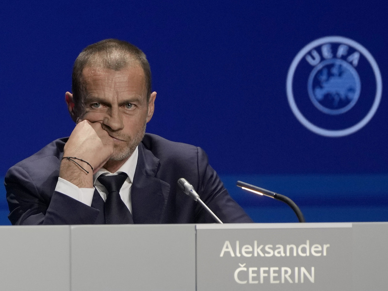 Prezident Európskej futbalovej únie (UEFA) Aleksander Čeferin
