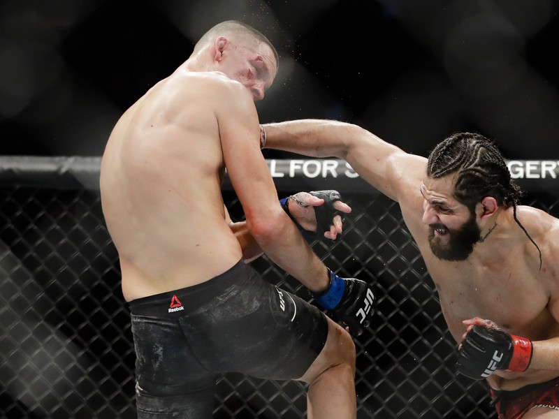 Jorge Masvidal technicky ukončil vyzývateľa Natea Diaza