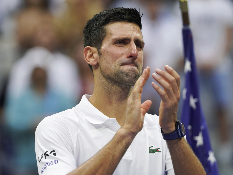 Srbský tenista Novak Djokovič po lanskom finále US Open