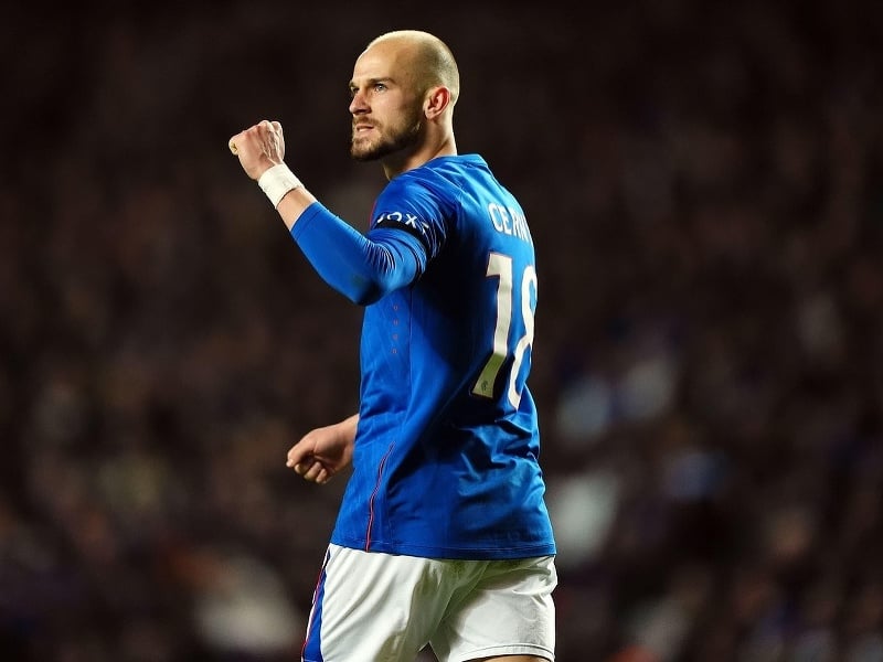 Český futbalista Rangers Václav Černý 