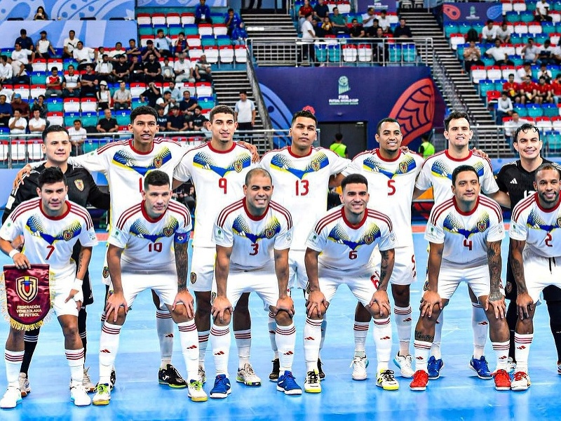 Na snímke reprezentančný tím Venezuely