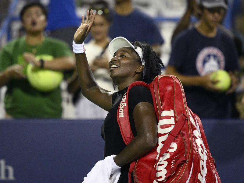 Venus Williams v zápase s Magdalenou Frechovou