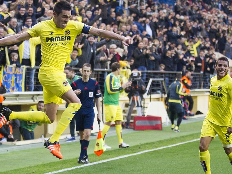 Radosť hráčov Villarealu