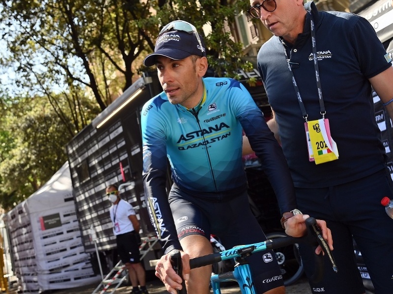 Taliansky cyklista Vincenzo Nibali po skončení piatej etapy Giro d'Italia