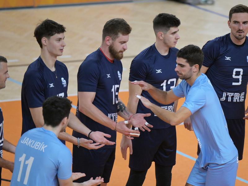Na snímke hráči VK Slovan Bratislava