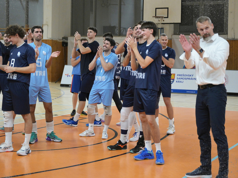 Na snímke hráči VK Slovan Bratislava