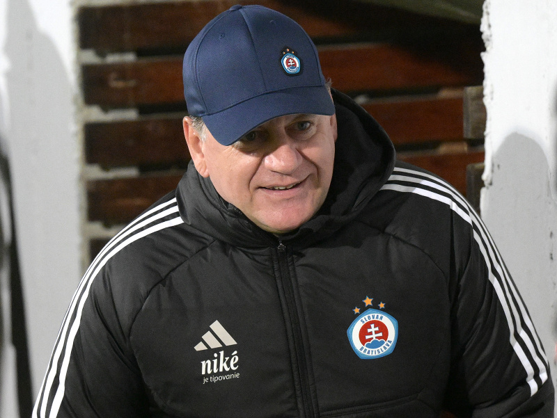 Tréner Slovana Bratislava Vladimír Weiss starší