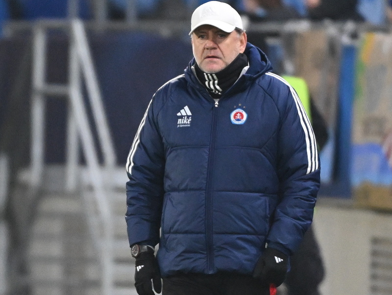 Tréner Slovana Vladimír Weiss