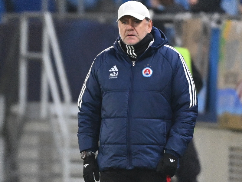 Tréner Slovana Vladimír Weiss