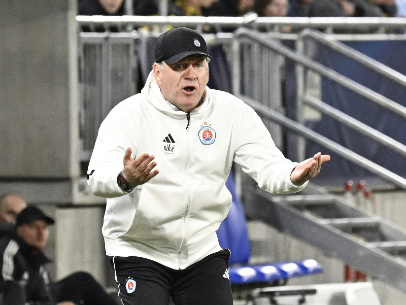 Tréner Slovana Vladimír Weiss 