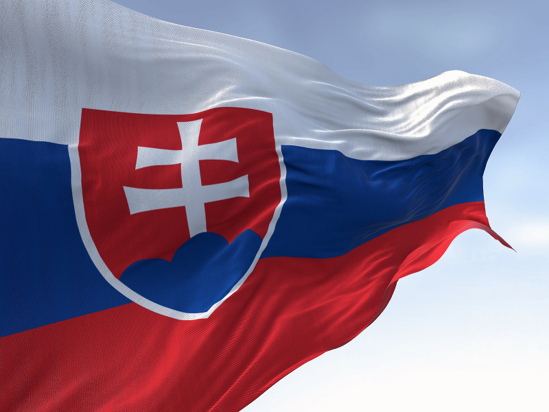 Ilustračná snímka slovenskej vlajky
