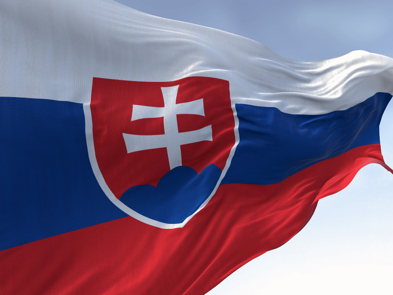 Ilustračná snímka slovenskej vlajky