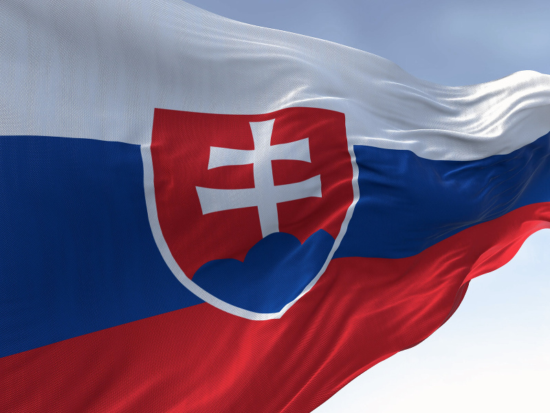 Ilustračná snímka slovenskej vlajky