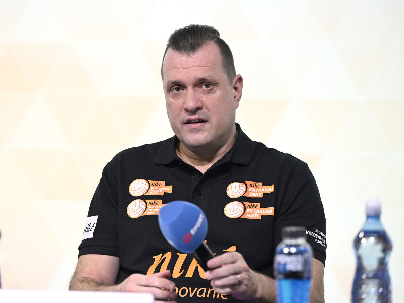 Na snímke prezident SVF Marek Rojko
