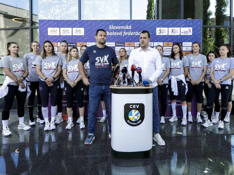 Ženská volejbalová reprezentácia pred odletom na európsky šampionát