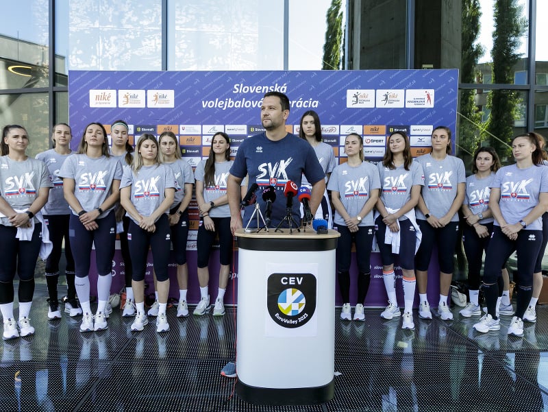 Michal Mašek, tréner volejbalovej reprezentácie, pred ochodom na šampionát