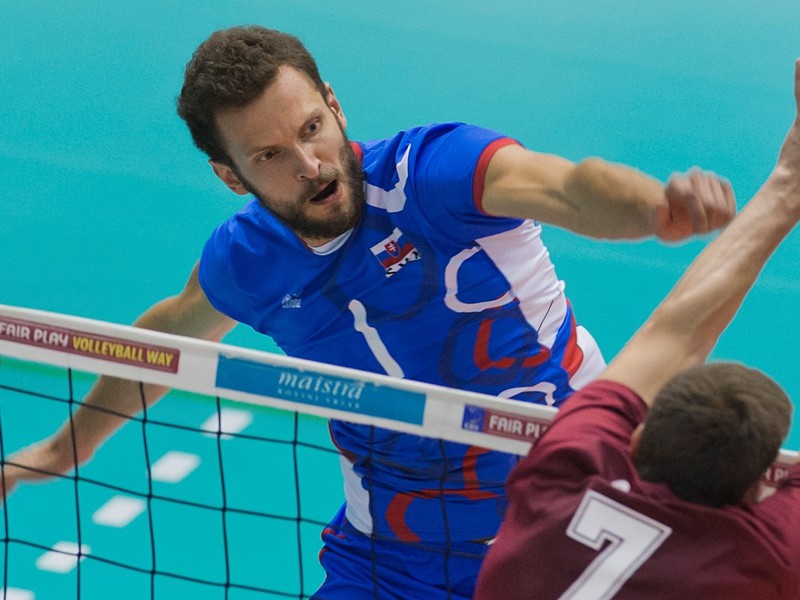 Slovenskí volejbalisti nestačili na Lotyšsko