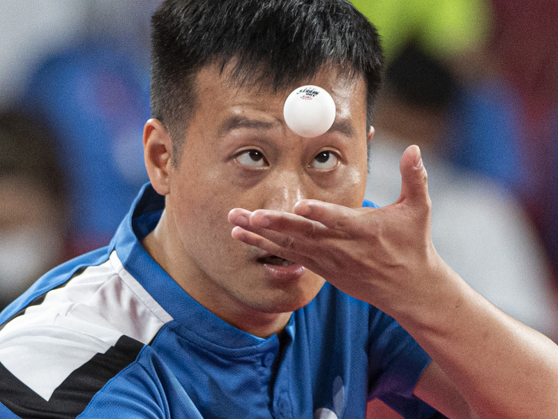 Slovenský stolný tenista Wang Jang
