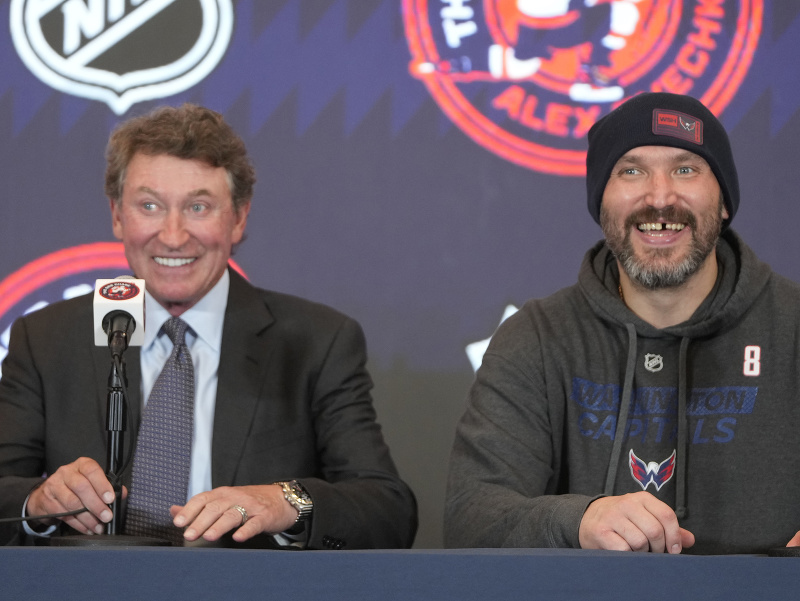 Wayne Gretzky a Alexander Ovečkin