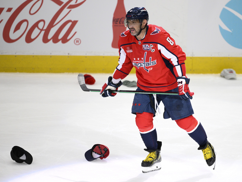 Kapitán hokejistov Washingtonu Capitals Alexander Ovečkin 