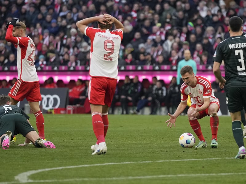 Frustrovaný Harry Kane a hráči Bayernu