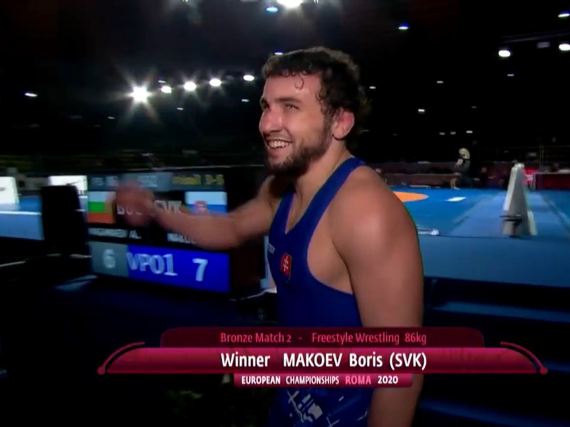 Boris Makojev získal bronzovú medailu