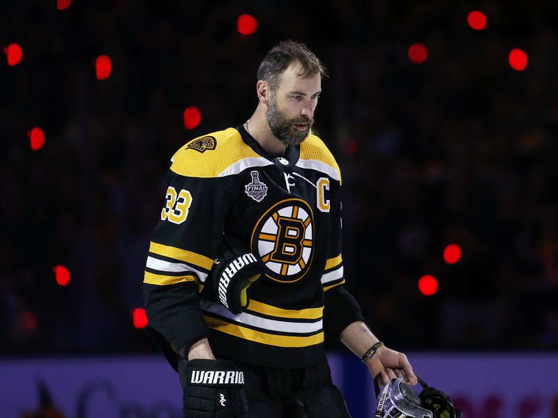 Kapitán Bostonu Zdeno Chára