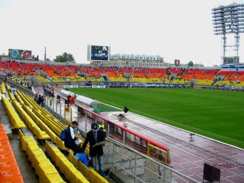 Štadión Petrovskij, domovský stánok Zenitu Petrohrad, bude dejiskom súboja moskovského CSKA s Plzňou
