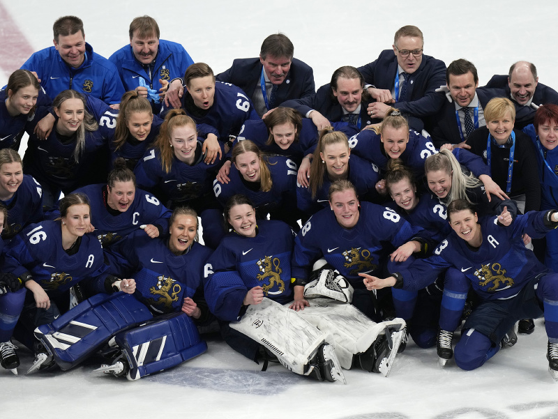 Hokejistky Fínska zdolali Švajčiarky a získali na ZOH 2022 v Pekingu bronzové medaily