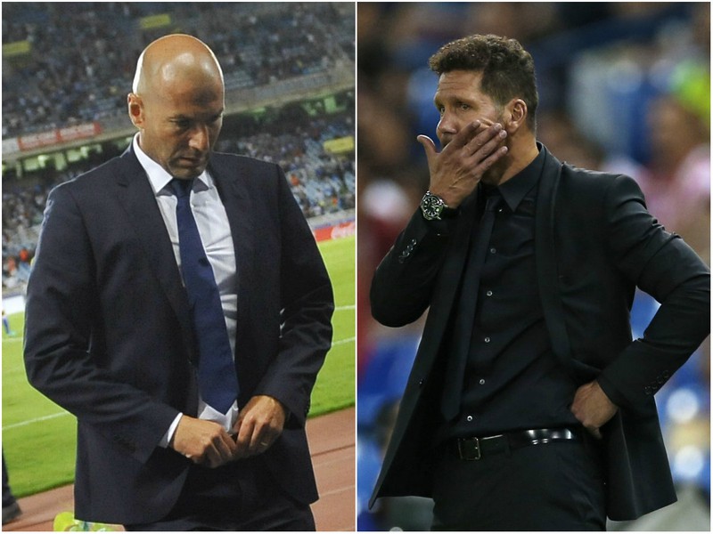 Zinedine Zidane a Diego Simeone