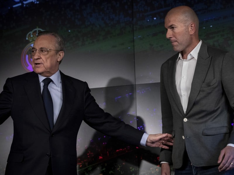Zinedine Zidane a Florentino Pérez