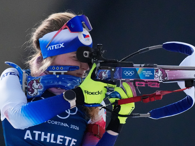 Česká biatlonistka Markéta Davidová