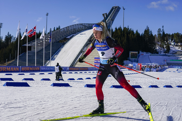 Nórska biatlonistka Tiril Eckhoffová