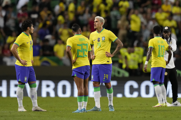 Sklamaní hráči Brazílie