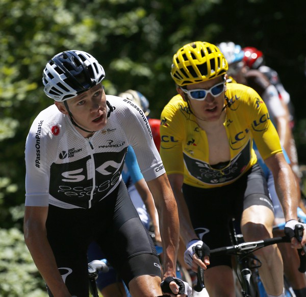 Chris Froome a Geraint